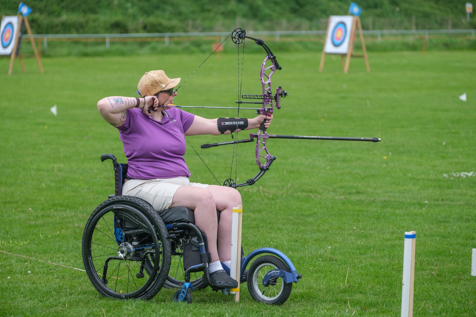 Participant at a Start Archery Week event 